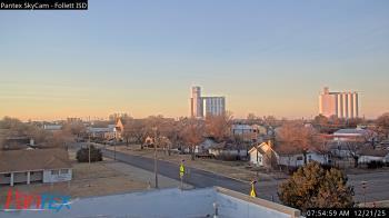 Weather camera view of Follett ISD.