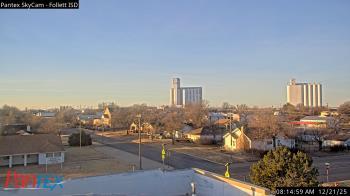 Weather camera view of Follett ISD.