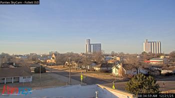 Weather camera view of Follett ISD.