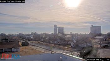 Weather camera view of Follett ISD.