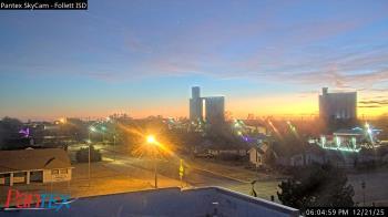 Weather camera view of Follett ISD.