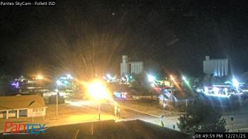 Weather camera view of Follett ISD.
