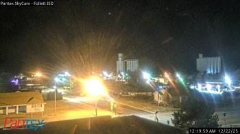 Weather camera view of Follett ISD.