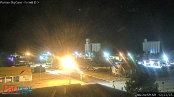 Weather camera view of Follett ISD.