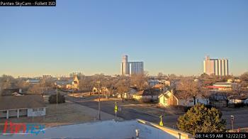 Weather camera view of Follett ISD.