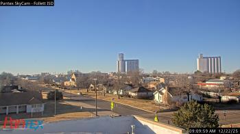 Weather camera view of Follett ISD.