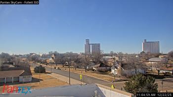 Weather camera view of Follett ISD.