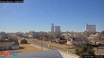 Weather camera view of Follett ISD.