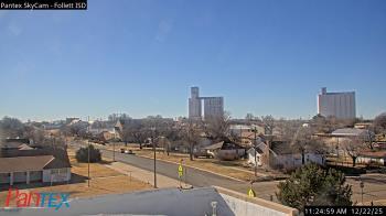 Weather camera view of Follett ISD.