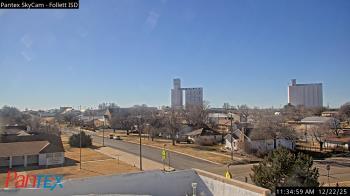 Weather camera view of Follett ISD.