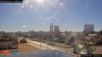 Weather camera view of Follett ISD.