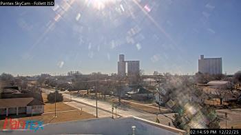 Weather camera view of Follett ISD.