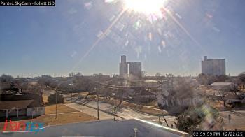 Weather camera view of Follett ISD.