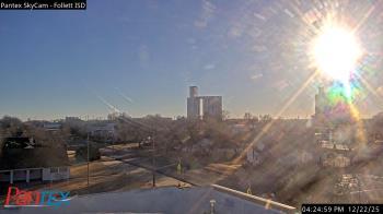 Weather camera view of Follett ISD.