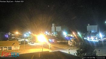Weather camera view of Follett ISD.