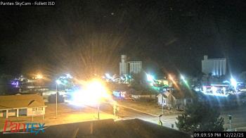 Weather camera view of Follett ISD.