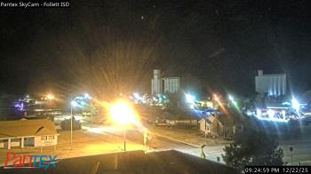 Weather camera view of Follett ISD.