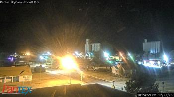 Weather camera view of Follett ISD.