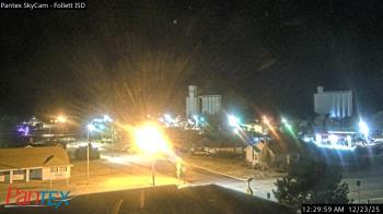 Weather camera view of Follett ISD.