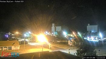 Weather camera view of Follett ISD.