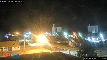 Weather camera view of Follett ISD.