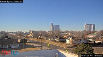 Weather camera view of Follett ISD.