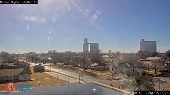 Weather camera view of Follett ISD.