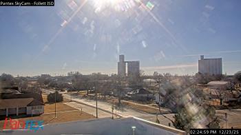 Weather camera view of Follett ISD.