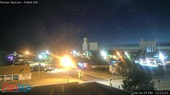 Weather camera view of Follett ISD.