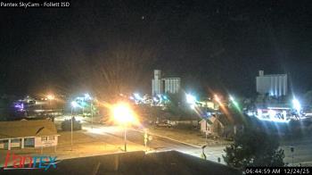 Weather camera view of Follett ISD.