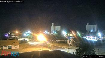 Weather camera view of Follett ISD.