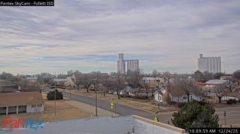 Weather camera view of Follett ISD.