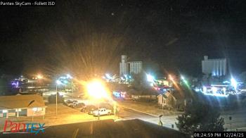 Weather camera view of Follett ISD.