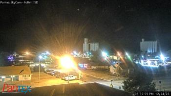 Weather camera view of Follett ISD.