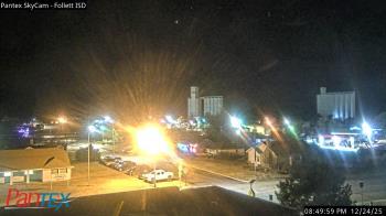 Weather camera view of Follett ISD.