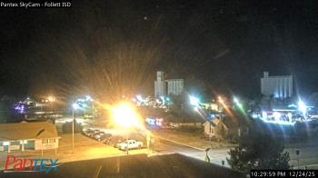 Weather camera view of Follett ISD.