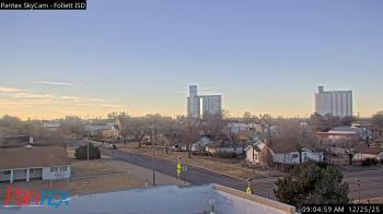 Weather camera view of Follett ISD.