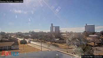 Weather camera view of Follett ISD.