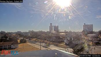 Weather camera view of Follett ISD.