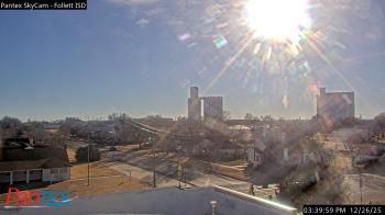 Weather camera view of Follett ISD.