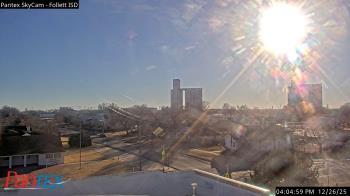 Weather camera view of Follett ISD.