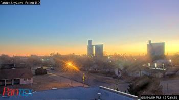 Weather camera view of Follett ISD.