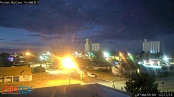 Weather camera view of Follett ISD.