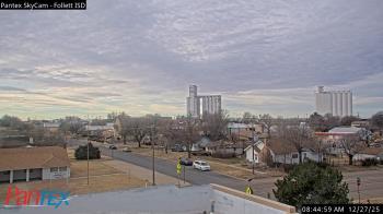Weather camera view of Follett ISD.