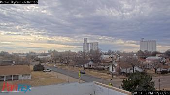 Weather camera view of Follett ISD.
