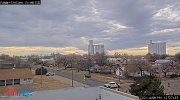 Weather camera view of Follett ISD.