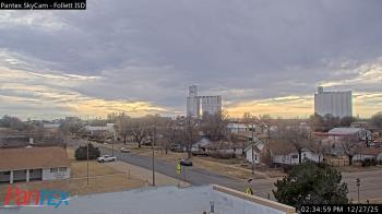 Weather camera view of Follett ISD.