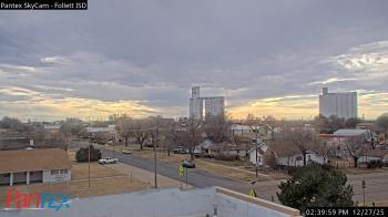 Weather camera view of Follett ISD.