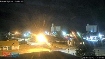 Weather camera view of Follett ISD.