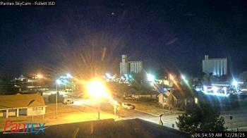 Weather camera view of Follett ISD.
